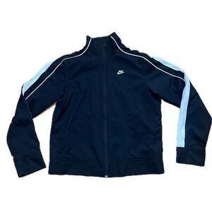 Nike Front Zip Activewear Jacket Black Size Small